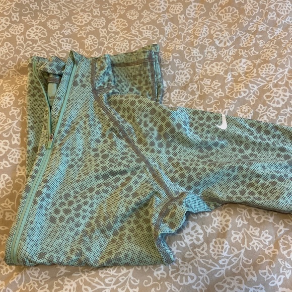 Nike Tops Nike Pro Compression Zip Up Fleece Poshmark